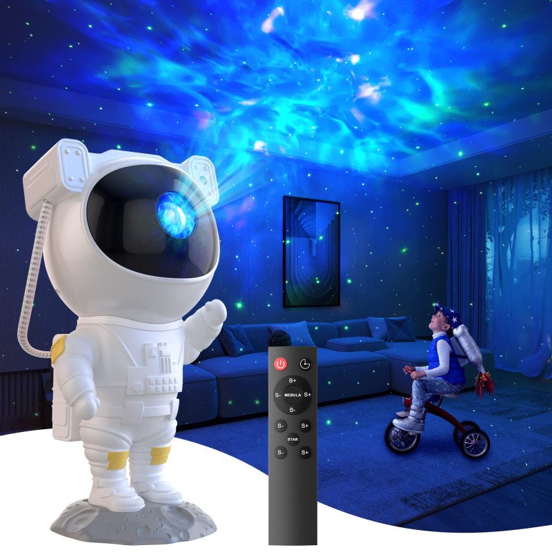 Space Man Astronaut Galaxy Projector With Remote(Standing)