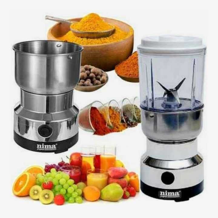 Nima Stainless Steel 2 In 1 Electric Mixer Grinder