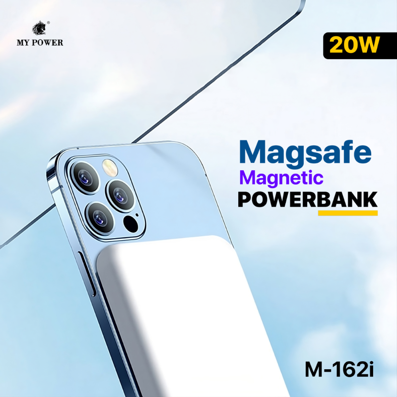 MY Power M162i 10000mAh Wireless Magsafe Fast Charging Powerbank for iphone