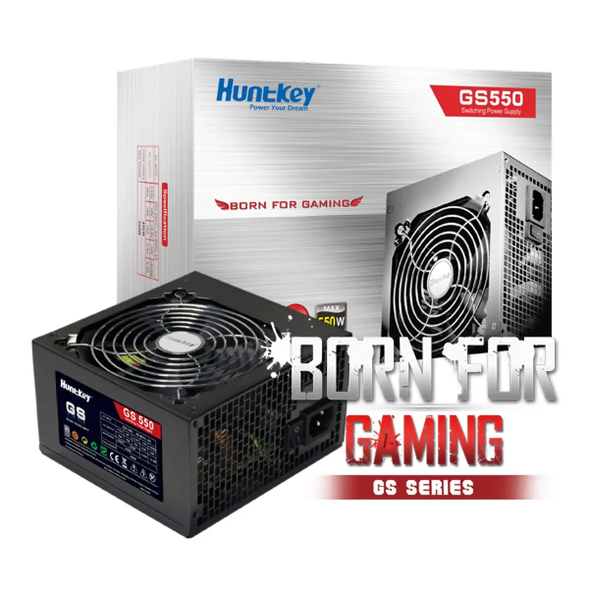 HUNTKEY GS550 550W 80 PLUS Power Supply