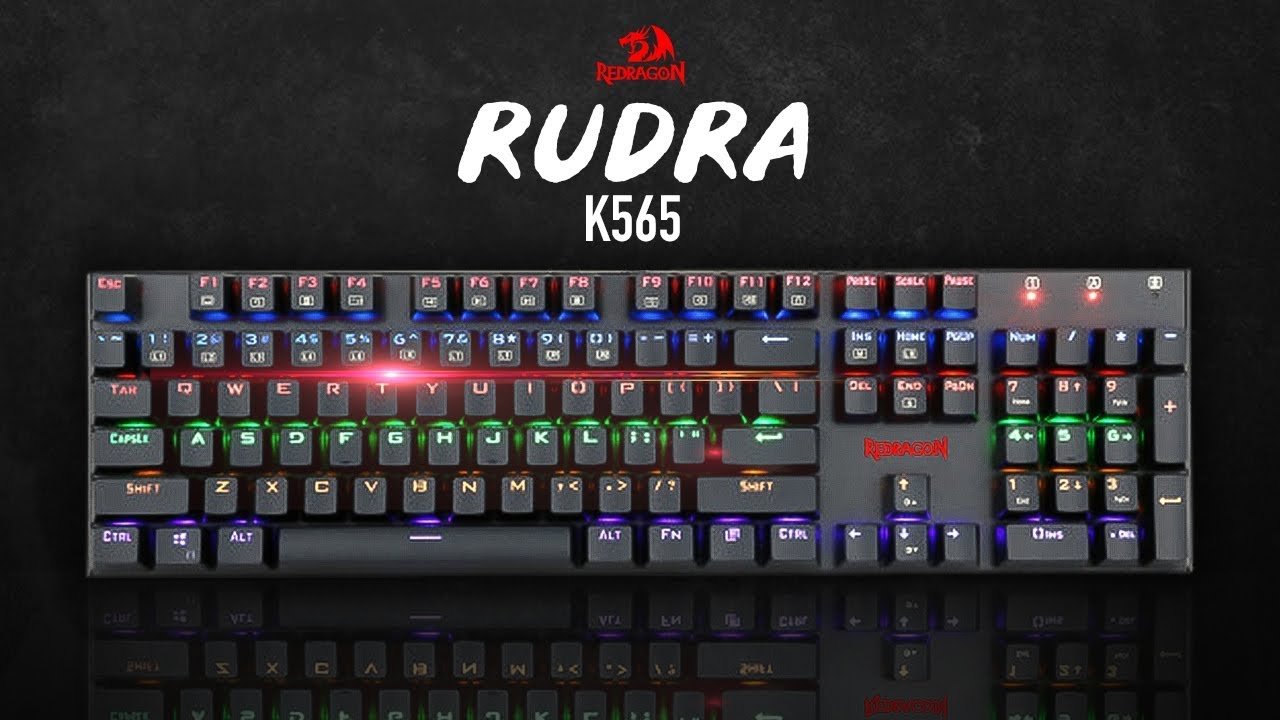 Redragon RUDRA K565 Rainbow Mechanical Gaming Keyboard