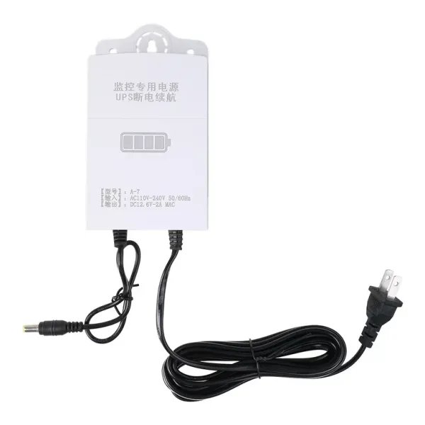 2-3 Hours Backup 12 Volt 2A MAX Power Supply 2.5A Output DC UPS for Router