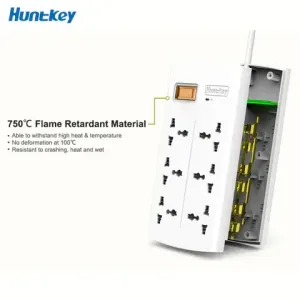 Huntkey SZM804 Eight Port Surge Protection Power Strip