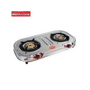 Royale Square 2 Burner LPG Hob Top Gas Stove Automatic Ingition