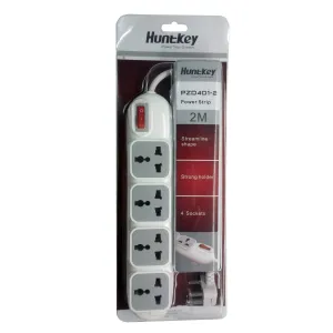 HuntKey PZD401 Power Strip 4 universal sockets