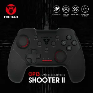 FANTECH Shooter II GP13 Gaming Controller | Known Console Like Layout With 1.8 Mtrs Wire