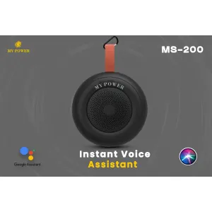 MyPower MS200 Portable Bluetooth speaker, Waterproof Speaker, High Sound Quality, Small size Black Color Speaker MS200