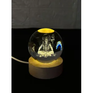 Shiva Crystal Lamp