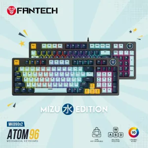 Fantech ATOM96 MK890 V2 Wired Mechanical Gaming Keyboard Mizu Edition