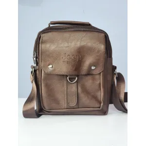 Jeep Buluo New 2023 Model Men Leather Crossbody Bag Business Sling Bag Passport holder Men\'s Fashion Shoulder Bags