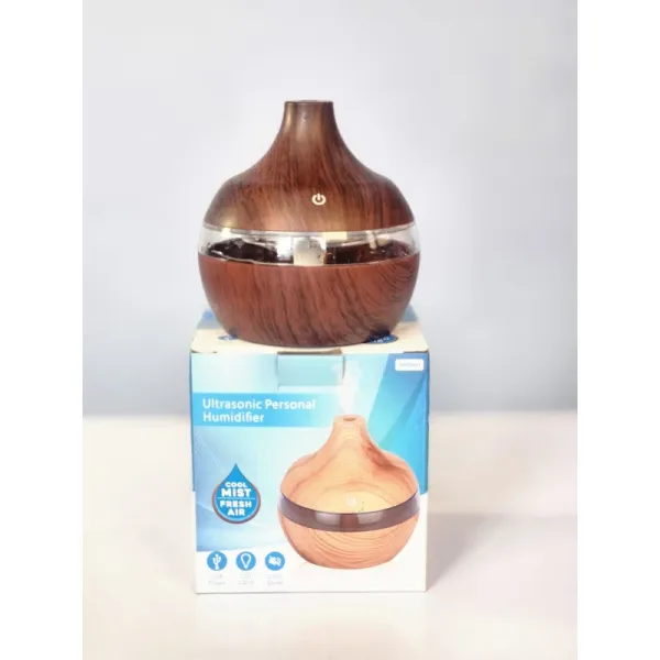 Wood Grain Household Humidifier Aroma Diffuser Atomizer USB