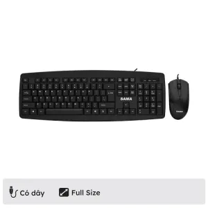 SAMA GT200 Wired Office Series Keyboard and Mouse Combo