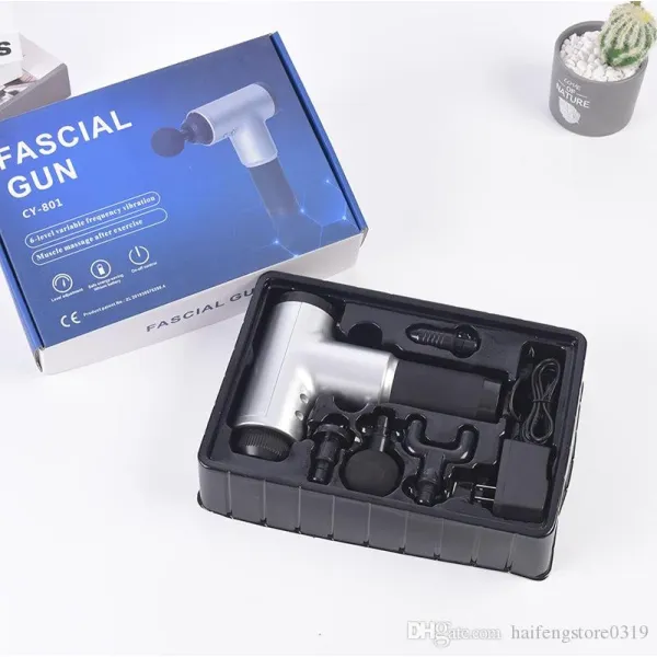 6 High Frequency Fascial Massage Gun