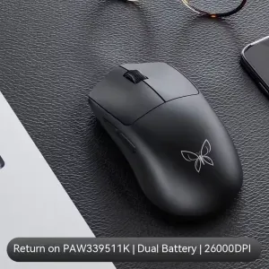 Xinmeng MS301 Lightweight Wireless Mouse Tri-mode High sensitivity Professional Gaming Mouse 4K Oilling Rate