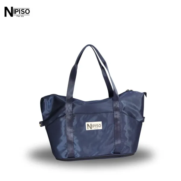 NIPISO Travel Bags Blue Tote Carry On Luggage Handbag Waterproof Duffel Women Shoulder Bags