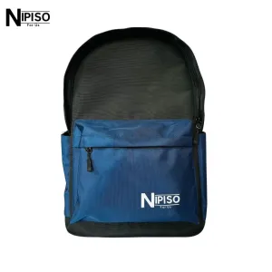 NIPISO Capsule Pack Black/Blue for Men Women Backpack | Fashion Nipiso Unisex Backpack with Padded Laptop Compartment