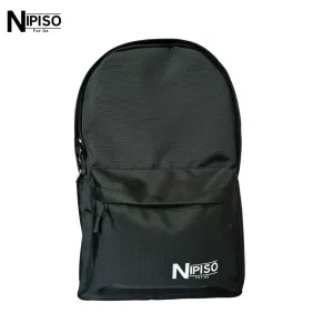 NIPISO Capsule Pack Black for Men Women Backpack | Fashion Nipiso Unisex Backpack with Padded Laptop Compartment
