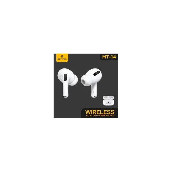Mypower wireless Earbuds Best quality Highbase Bluetooth Handsfree earpods pro Mt14 for all device.