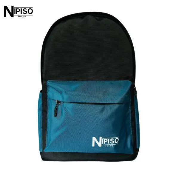 NIPISO Capsule Pack Black/IBlue-Green for Men Women Backpack | Fashion Nipiso Unisex Backpack with Padded Laptop Compartment