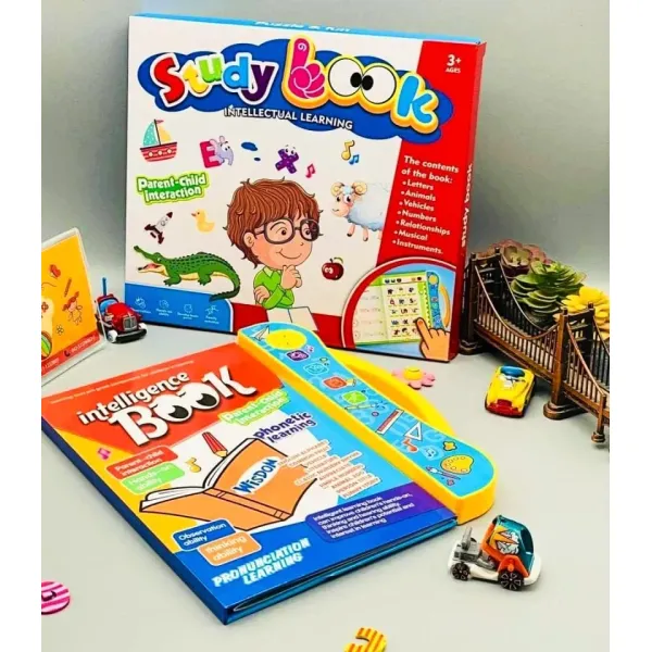 Interactive English Learning Book with Sound for Children