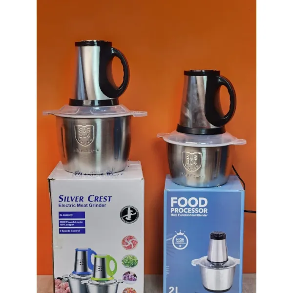 Stainless Steel 3L Capacity Electric Chopper Meat Grinder Multifunctional Household Food Processor