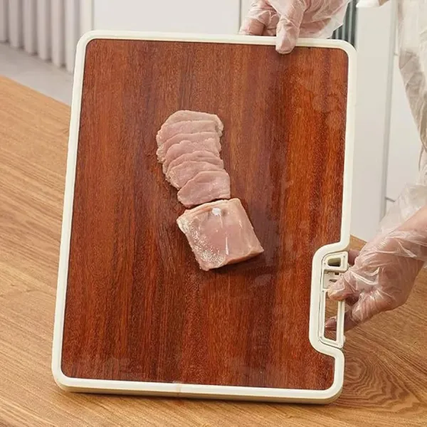 Double Sided Cutting Board with Stand,Anti-Slip Cutting Board with Whetstone,Food Grade PP Large Size 16”×12”Chopping