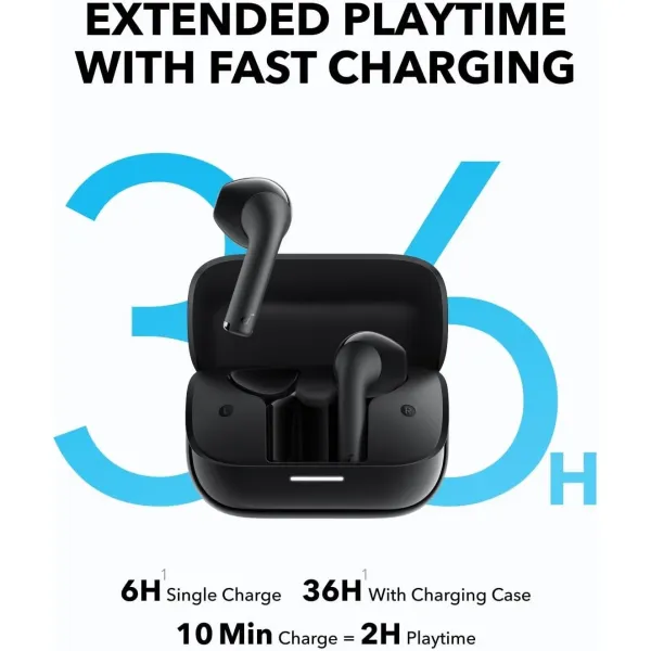 Soundcore by Anker K20i True Wireless Earbuds - 13mm Drivers, Bluetooth 5.3, with Mic