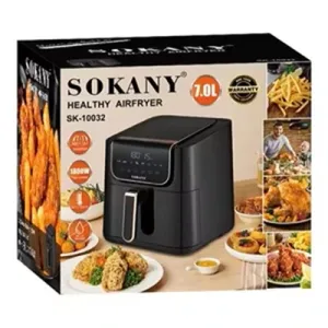 Sokany Healthy Air Fryer (SK-10032) - 7.0L Digital Fryer with 1800W Power