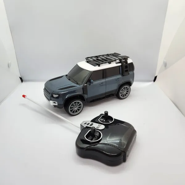 Remote Control Defender Truck with LED Lights & All-Terrain Capability