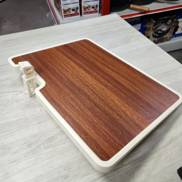 Double Sided Cutting Board with Stand,Anti-Slip Cutting Board with Whetstone,Food Grade PP Large Size 16”×12”Chopping