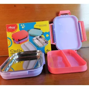 National stello lunch box ss plate dabbi
