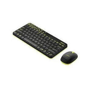 Logitech MK240 Nano Wireless Keyboard and Mouse Combo - Compact, Colorful & Reliable for PC & Laptop