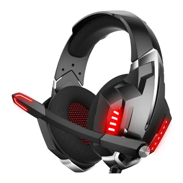 ONIKUMA K18 Gaming Headset - Crystal-Clear Audio with RGB Lighting for PC & Console Gaming