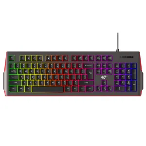 Havit Gamenote KB881L 60% Mechanical Gaming Keyboard - Red Switches, RGB Backlight & USB-C for PC & Mac