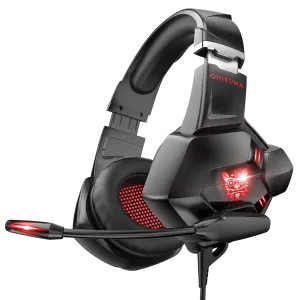 ONIKUMA K11 Gaming Headset - Immersive Stereo Sound with Flexible Mic & RGB Lighting