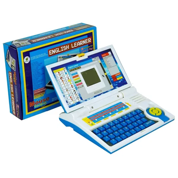 Educational English Learning Laptop Toy with Mouse for Kids (Ages 3+)
