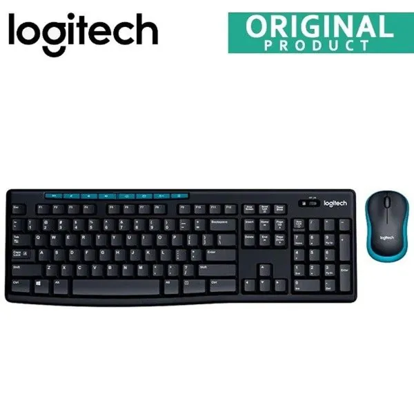 Logitech MK275 Wireless Keyboard and Mouse Combo - Reliable, Comfortable & Long-Lasting for PC & Laptop