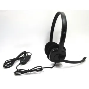 Logitech H151 Stereo Headset - Multi-Device Wired Headphone with Noise-Cancelling Mic & In-Line Controls for PC, Laptop