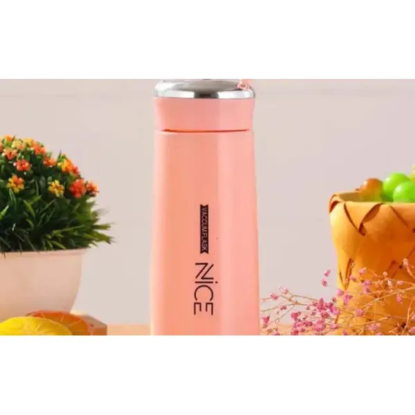Nico Nice 400ml Durable Glass Bottle with Protective Outer Shell - Pure Hydration & Enhanced Break Resistanc