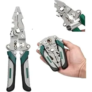 Heavy-Duty Multi-Functional Wire Pliers Tool - Essential for Cutting, Stripping, Winding & Repair