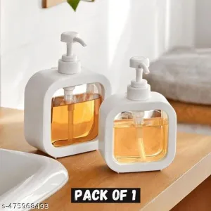 Transparent Refillable Pump Bottles - Portable Travel Dispensers for Shampoo, Soap & Gels