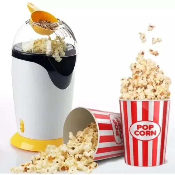 Fresh, Healthy & Delicious Popcorn Maker - Bring the Cinema Experience Home! Quick, Oil-Free Snacking for Movie Nights & Parties