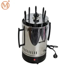 BETTER Electric Vertical Rotisserie Grill with Optional Charcoal Chimney Starter - Versatile & Healthy Grilling