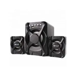 Kisonli U-2500BT 2.1 Bluetooth & Wired USB Speaker System - Deep Bass & Versatile Audio for PC & Home