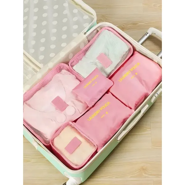 6-Piece Travel Packing Cubes Set - Organize Your Luggage & Maximize Space for Effortless Travel