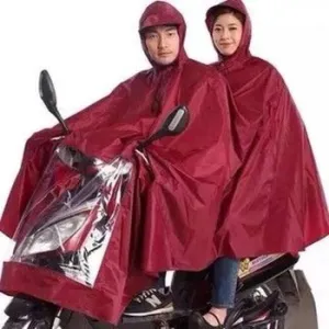 Double Layer Waterproof Bike Raincoat with Storage Bag - Durable Cycling Rain Suit for Adults (Unisex) - Ideal for Motorbikes & Bicycles