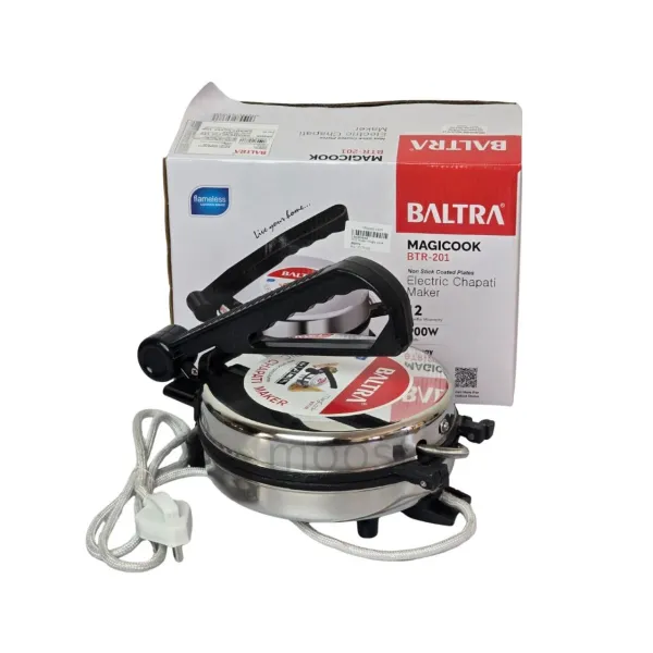 BALTRA MAGICOOK BTR-201 Electric Chapati Maker - Non-Stick Roti Maker with 1-Year Warranty (900W)
