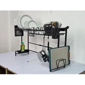 Versatile Over-the-Sink Dish Drying Rack