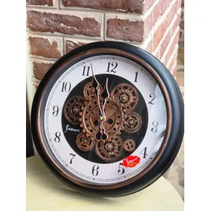 Siddharth 16-Inch Steampunk Wall Clock with Warranty