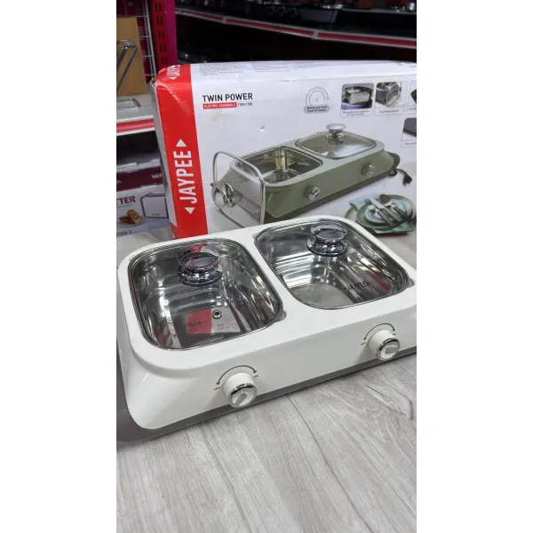 Jaypee Twin Power Electric Casserole - 2-in-1 Food Warmer with 1 year warranty